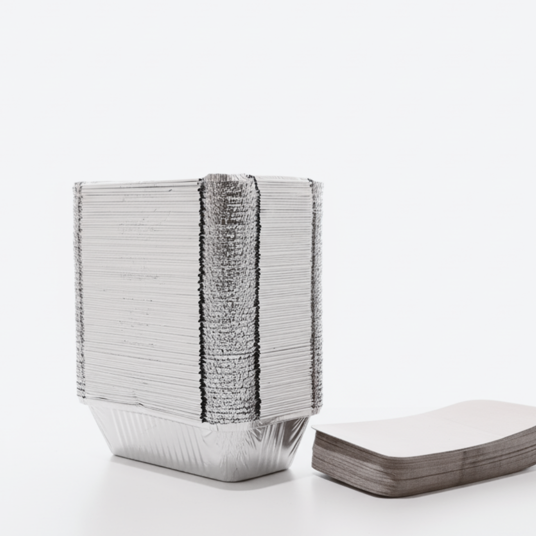 660ml Aluminium Container With Lid