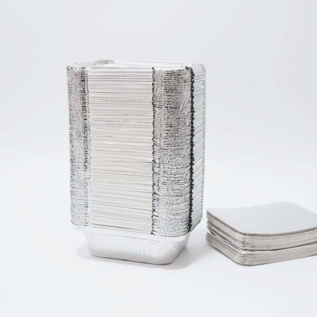 450ml Aluminium Container With Lid