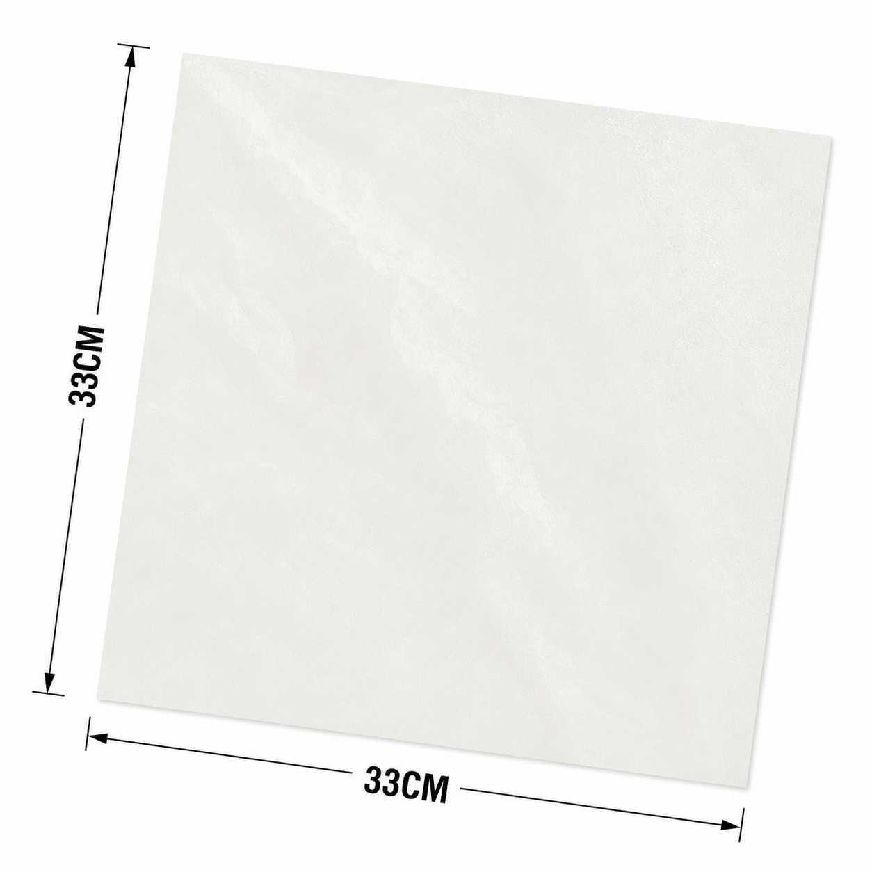 Paper Napkins 33×33 cm – 2-Ply White Plain (Pack of 50 Tissues)