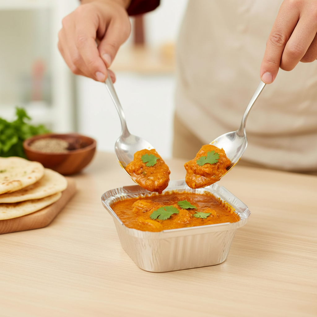 250ml Aluminium Container With Lid