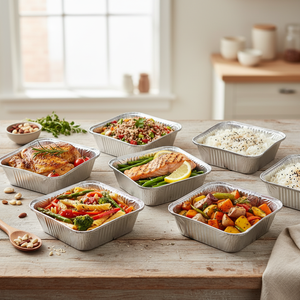 450ml Aluminium Container With Lid