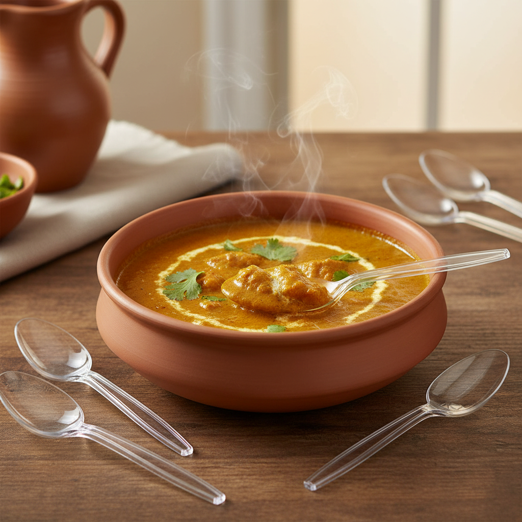 Premium Plastic Reusable  Spoon 140mm - China Pop