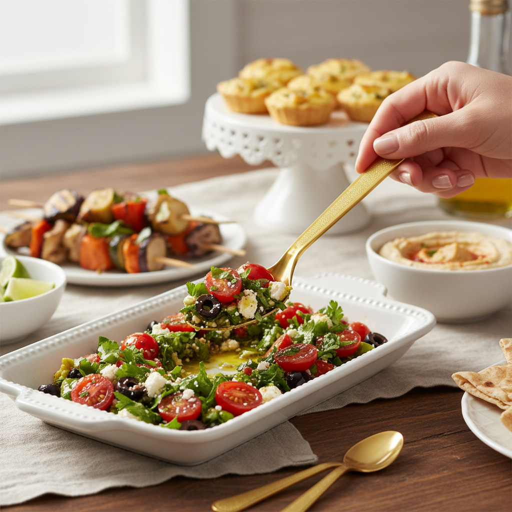 Luxury Reusable Plastic Spoons Golden 150mm