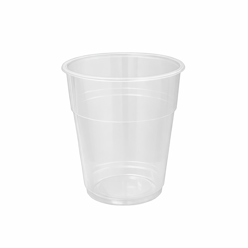 Clear Disposable Plastic Half Pint Glass 300ml