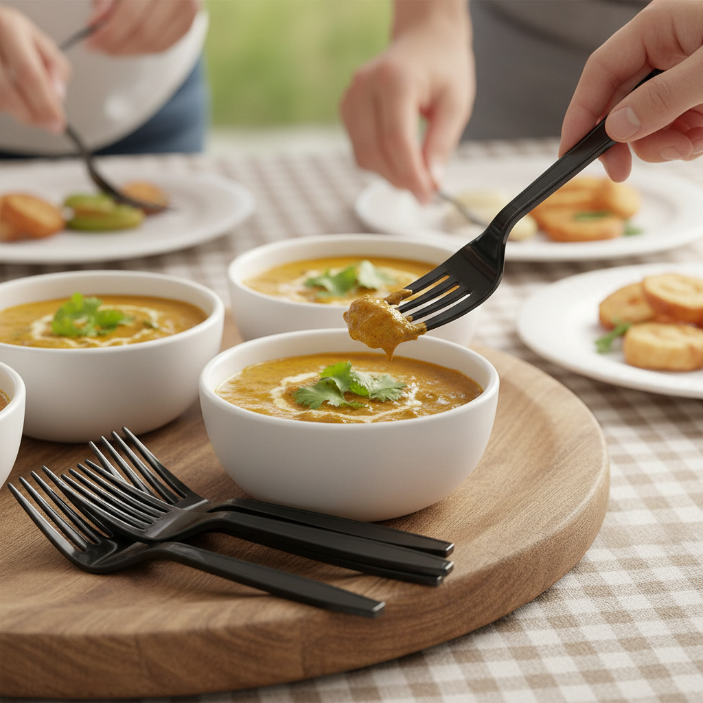 Reusable Plastic Forks – 150mm