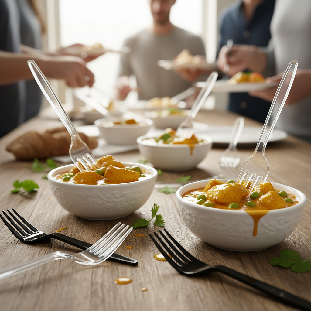 Reusable Plastic Forks – 150mm