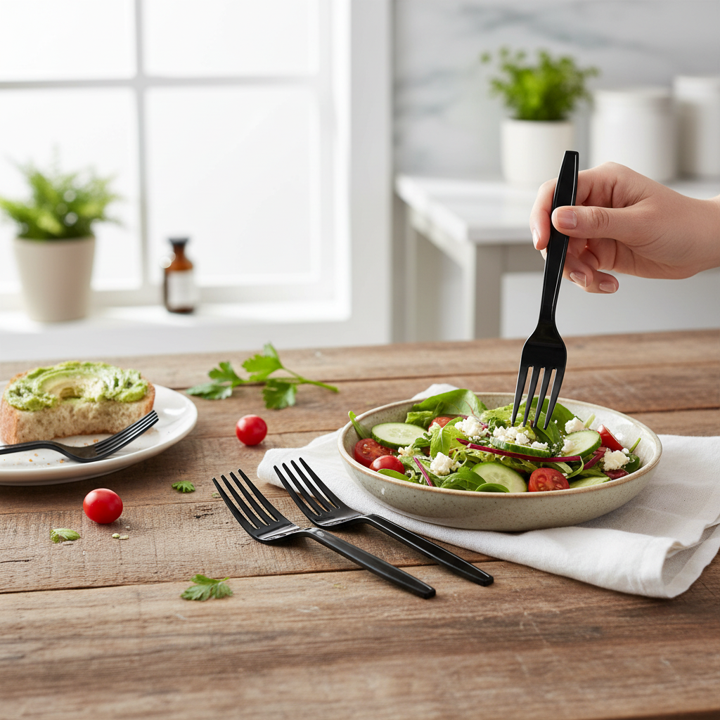 Reusable Plastic Forks – 150mm