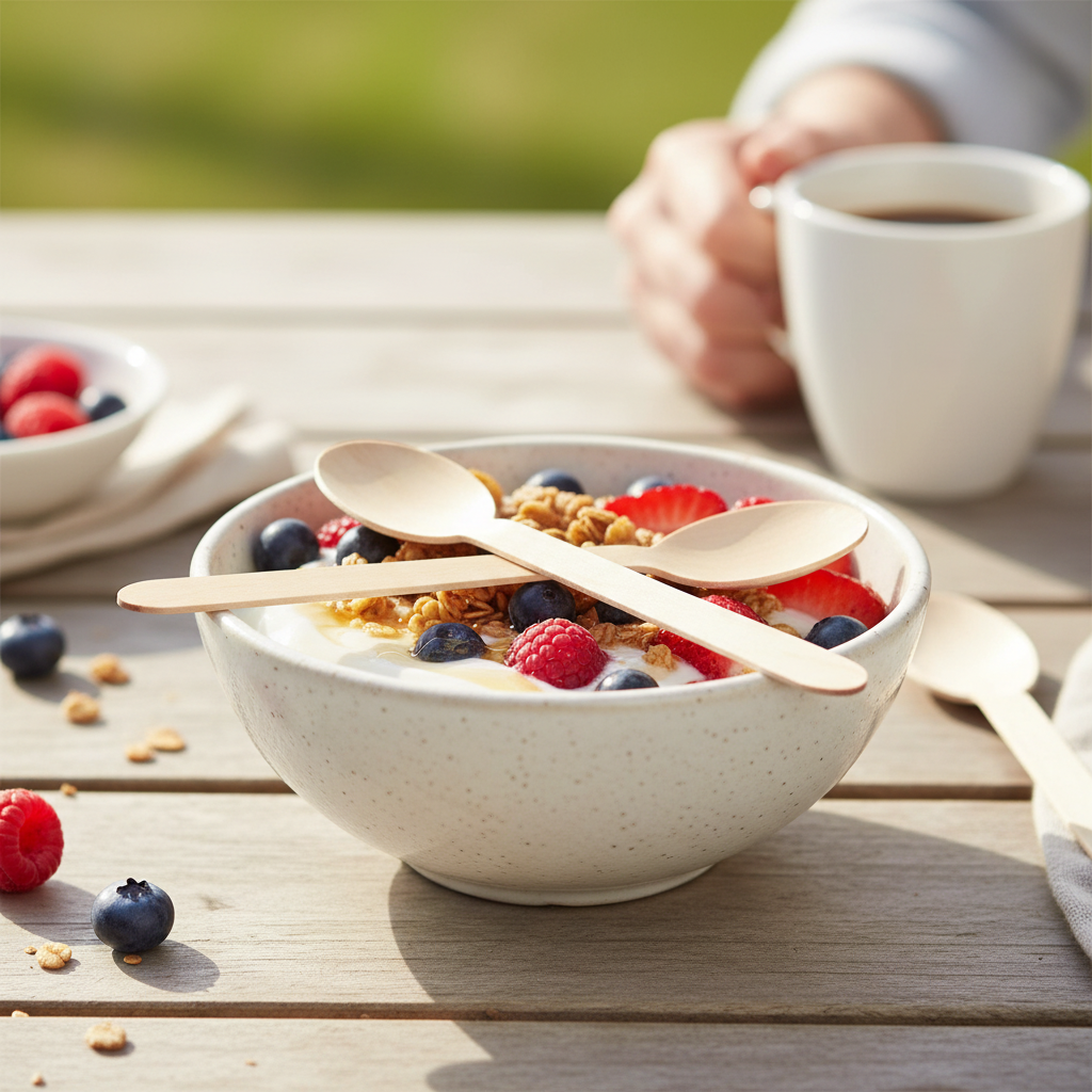 Wooden Spoon 165mm – Eco-Friendly Cutlery