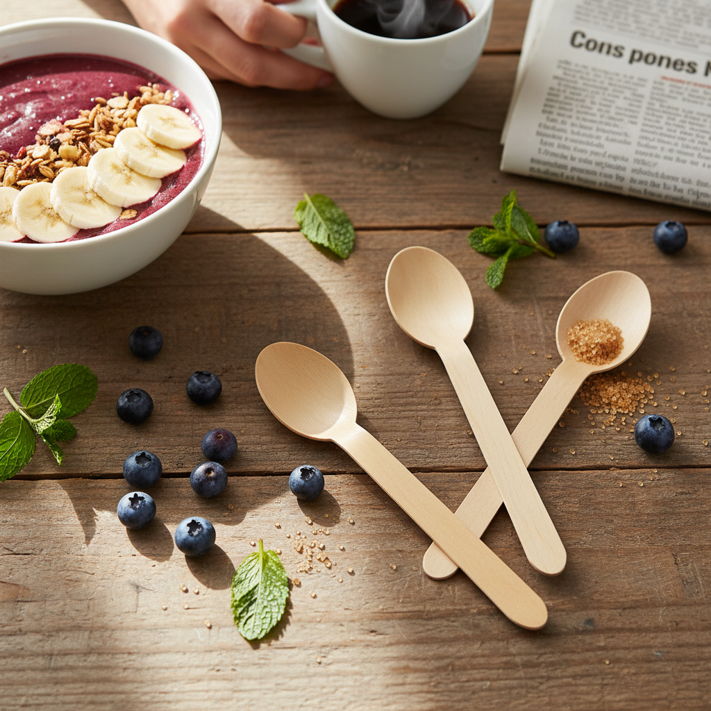 Wooden Spoon 165mm – Eco-Friendly Cutlery