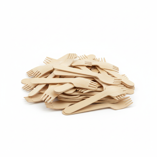 Wooden Fork 165mm – Eco-Friendly Cutlery