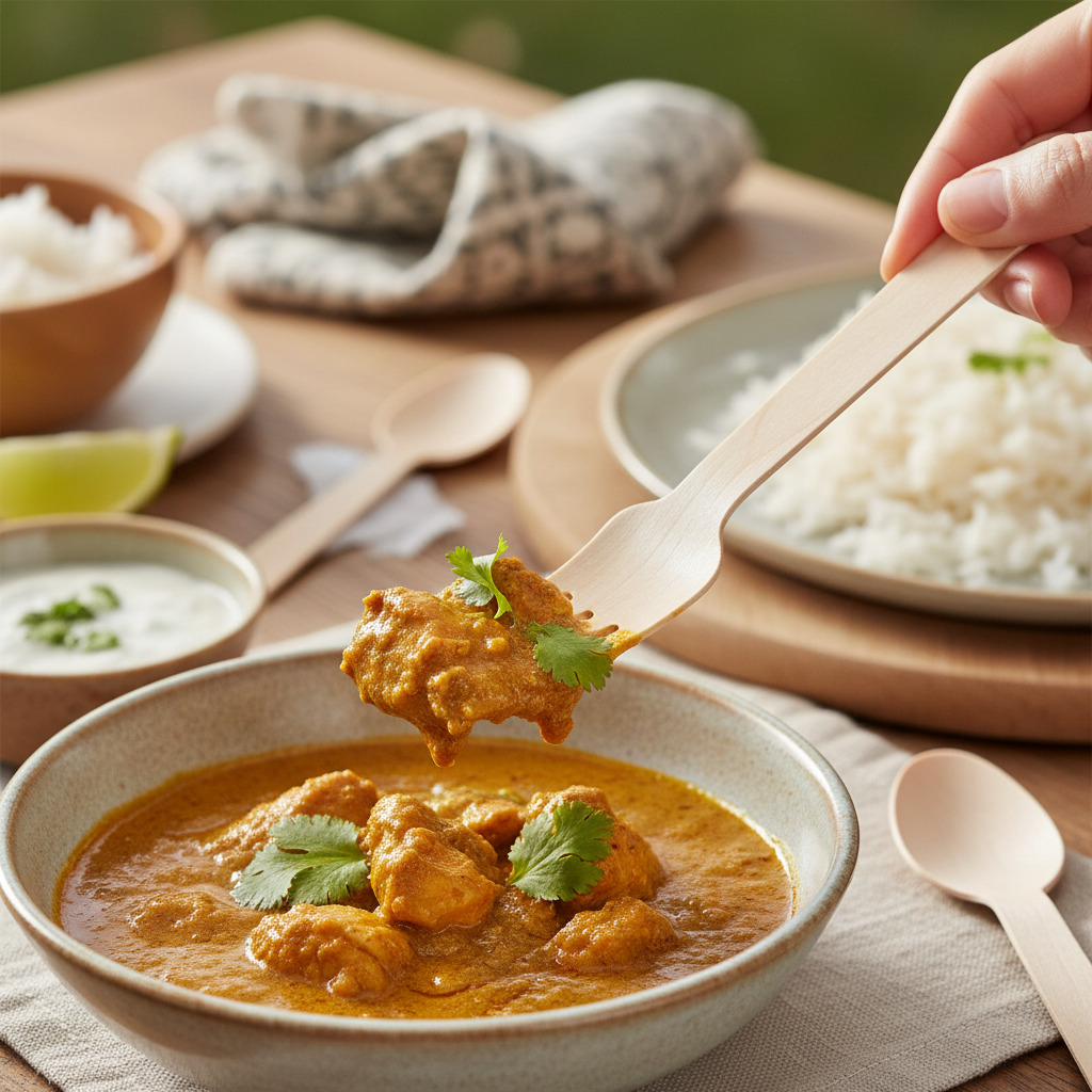 Wooden Fork 165mm – Eco-Friendly Cutlery