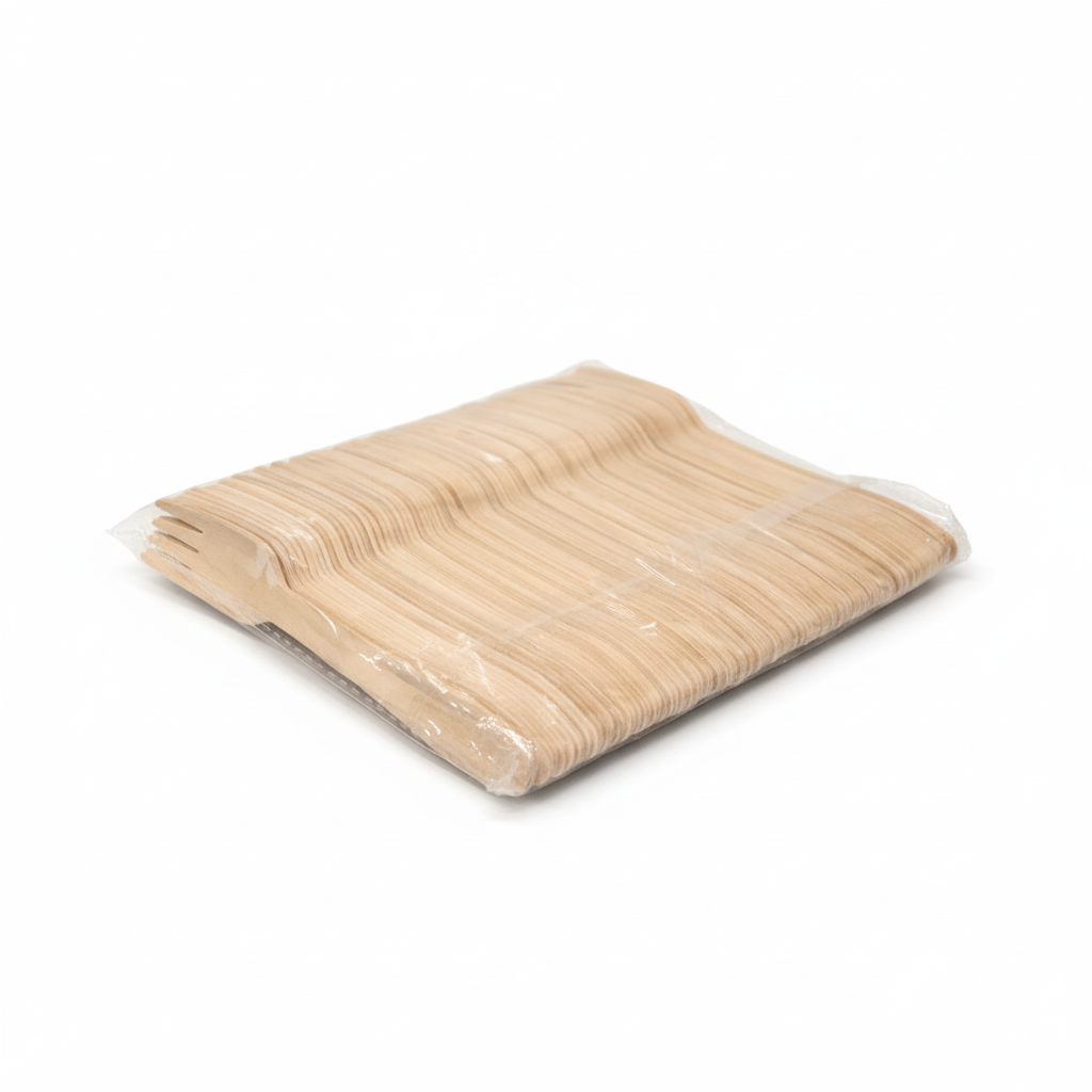 Wooden Fork 165mm – Eco-Friendly Cutlery