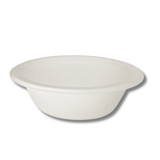 350ml (12 oz) Large Bagasse Bowl – Eco-Friendly & Compostable