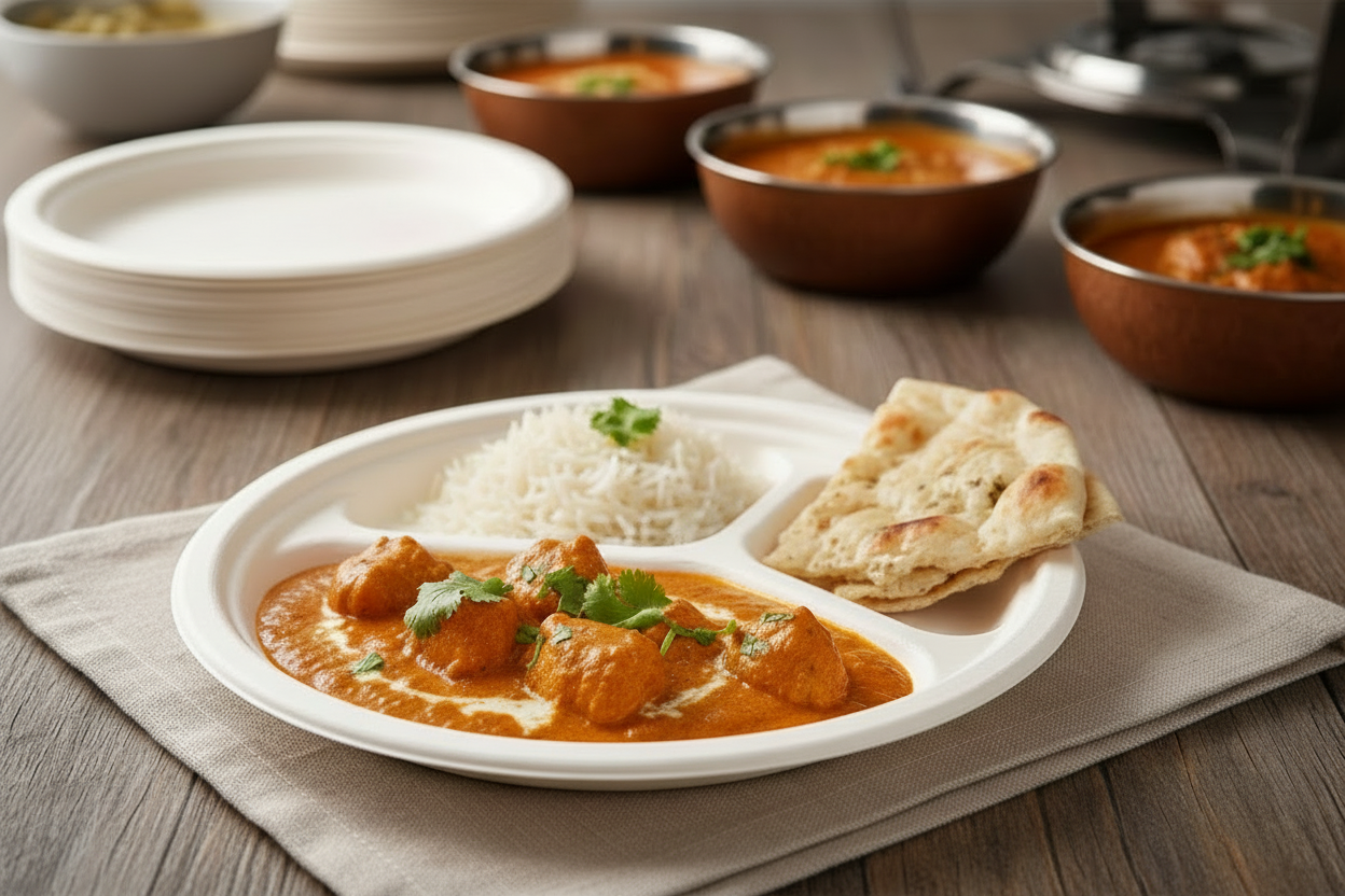 10" Round 3 - Compartment Bagasse Plate – Eco-Friendly & Compostable